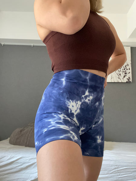 Summer nights short leggings - Starry nights