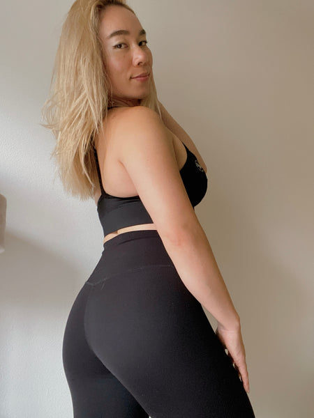 Icy Leggings - ONYX (V waist)