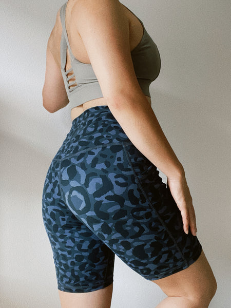 Rider Leggings - Blue panther