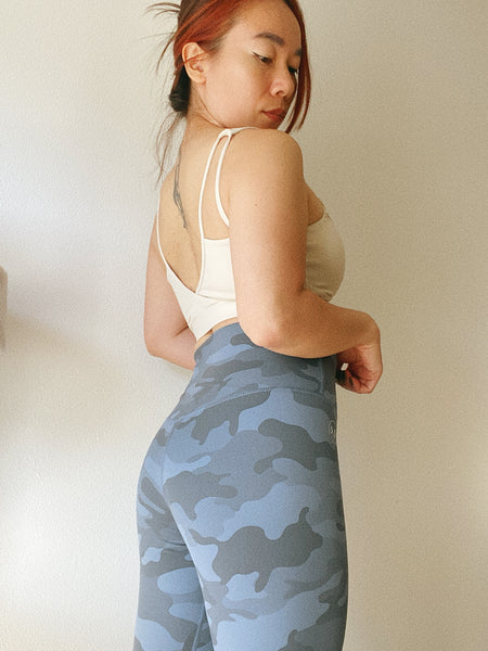 Camo Origin Leggings - Deep ocean